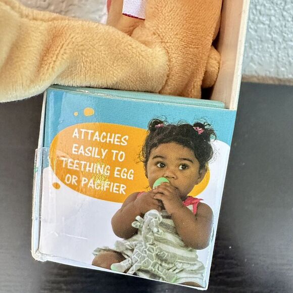 Rudy Pacifier Clip The teething pal christmas holiday winter infant Teething Egg - Picture 5 of 7